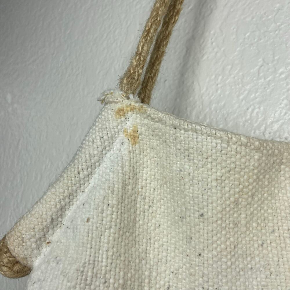 Boho Canvas Shoulder Bag w/ Fringe - Picture 7 of 9